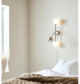 Markslöjd 108256 - Fali lámpa BESIDE 2xG9/20W/230V + 1xGU10/7W/230V króm