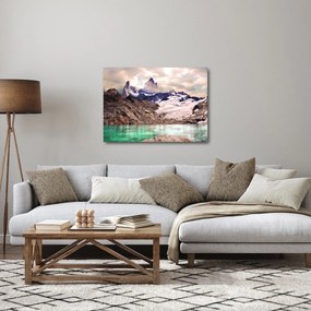 Hegyi tó képe (70x50 cm)