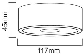 Orlicki Design NEO OR82272 Felületi spotlámpa 1x10W/Led 3000K