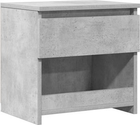 vidaXL betonszürke szerelt fa éjjeliszekrény 40 x 30 x 39 cm