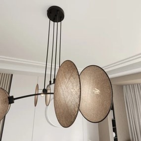 Csillár zsinóron MOTIF 4xE14/10W/230V bézs