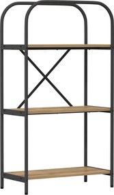 vidaXL Könyvespolc Artisan tölgy 60 x 30 x 109 cm Faanyag