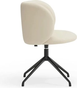 Bézs kárpitozott étkezőfotel Mogi – Teulat