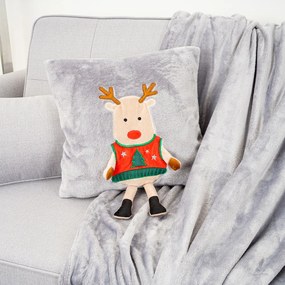 4Home Xmas Reindeer karácsonyi párnahuzat, 40 x 40 cm