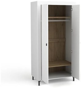 Ruhásszekrény Mossana MO1 (fehér). 1096812