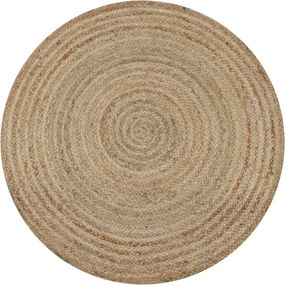 vidaXL kör alakú fonott juta szőnyeg 90 cm