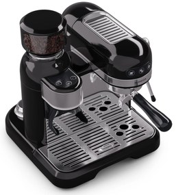 Klarstein Bella Café, eszpresszó kávéfőző, őrlővel együtt, 1550 W, 20 bar, 1,4 liter