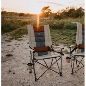 Összecsukható kempingszék barna