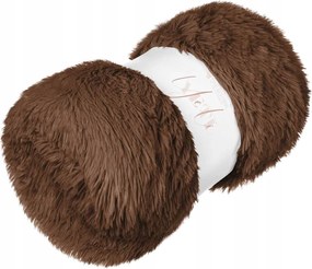 Takaró ágytakaró Yeti 200x220 szőrös, szőrme szerkezetű barna