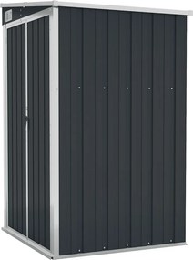 vidaXL antracitszürke acél falhoz erősíthető fészer 118x100x178 cm