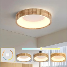 Brilagi - LED mennyezeti lámpa FALCON WOOD MODERN LED/30W/230V Ø 45 cm fa