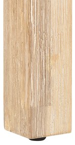 Nyolcszemélyes beton étkezőasztal két paddal és hokedlivel OSTUNI Beliani