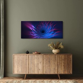 Kép - virág absztrakció (120x50 cm)