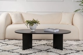 Sable fekete fahatású dohányzóasztal