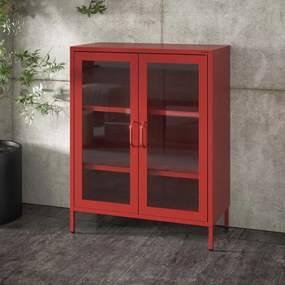 Vitrin GINA, 800 x 1015 x 400 mm, Modern: piros