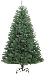 Műanyag Hajtogatós Karácsonyfa Zöld 120 cm PVC és fém