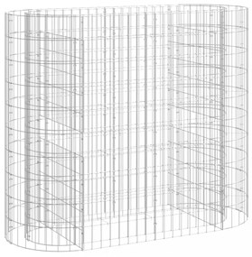 horganyzott vas gabion magaságyás 120x50x100 cm