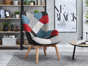 Fotel Nutri (patchwork + fekete). 1110344