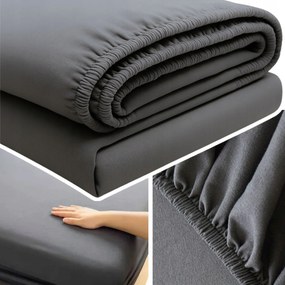 Gumis Lepedő 90x200 Matracra Puha Sima Pamut Színek