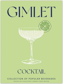 Poszterek 30x40 Ital Gimlet Alkoholos koktél