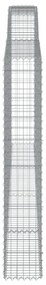 6 db íves horganyzott vas gabion kosár 400x30x180/200 cm