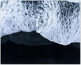 Poszterek 50x40 Izland fekete tengerparttal