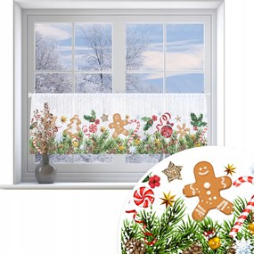 Irigy Hónaljmirigy Kész Függöny 150X50 CM Karácsonyi Fátyol 480 Karácsony