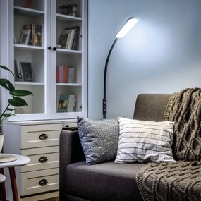 LED Dimmelhető állólámpa TEILO LED/10W/230V 3000/4000/6500K fekete + távirányító