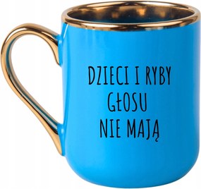 Kék Bögre Vicces Anyák Napja Gyerekek És Halak Hangja Nincs