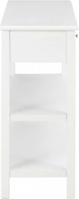 fehér MDF tálalószekrény 110 x 35 x 80 cm
