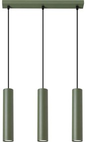 Sollux SL.1486 - Csillár zsinóron LAGOS 3xGU10/10W/230V zöld