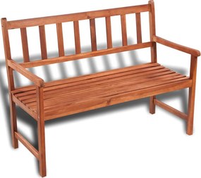 vidaXL tömör akácfa kerti pad 120 cm