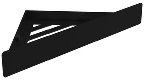 Rea Rea, fürdőszobai polc 285x145x40 mm, SF07, fekete matt, REA-06012