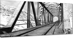 Festmények 120x60 Vasúti híd Vasút