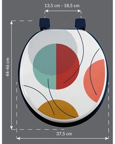 WC-ülőke 37 x 47 Color pop – douceur d'intérieur