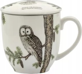 Porcelán bögre fedő szűrő 380 ml