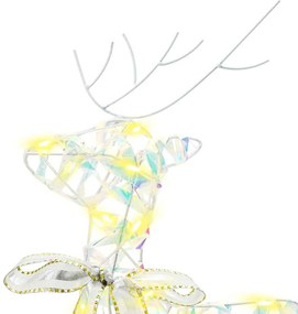 LED rénszarvasok 80 LED-del 4 pcs Többszínű PET