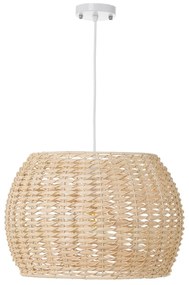 Natúr színű rattan mennyezeti lámpa rattan búrával ø 35 cm Natural Way – Casa Selección