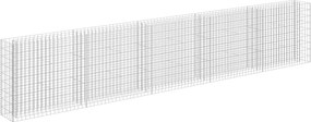 vidaXL horganyzott acél gabion magaságyás 450 x 30 x 90 cm