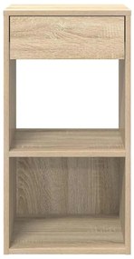 éjjeliszekrények fiókkal 2 db sonoma tölgy 35x34x66,5 cm