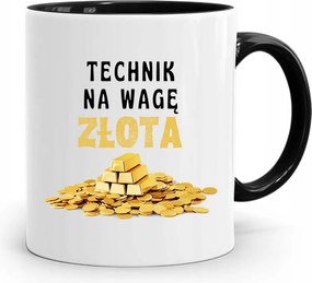 Technikus Bögre Fekete Ajándék fényképes nyomtatással