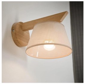 Brilagi - LED Fali lámpa ANTHONY 1xE14/40W/230V tölgy/bézs 8590828610410
