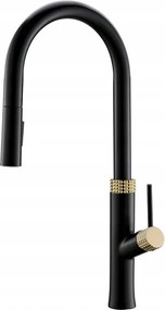 Konyhai csaptelep Retro fekete Ww Bk