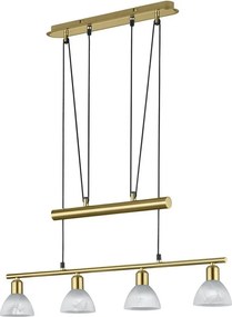 TRIO 371010408 LEVISTO Többágú Függesztett Lámpa Arany E14 IP20