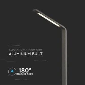 LED Kültéri lámpa LED/6W/230V IP65 antracit