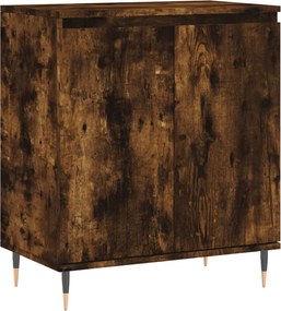 vidaXL füstös tölgy színű szerelt fa tálalószekrény 60 x 35 x 70 cm
