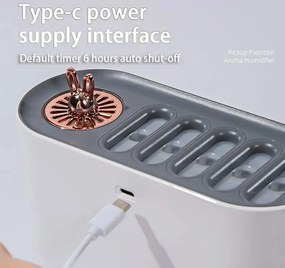 Aromaterápiás diffúzor illóolajokhoz RGB világítással - LA-0649-2 - 700 ml - narancs