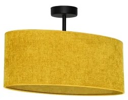 Duolla - Felületre szerelhető csillár OVAL 1xE27/15W/230V barna