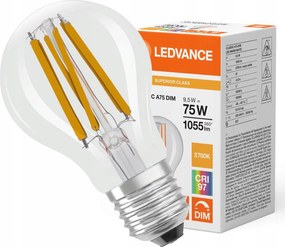 Led izzó A60 E27 9,5W 75W 1055lm 2700K Fényerőszabályozható Ledvance