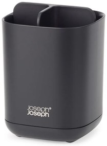 Fekete műanyag fogkefetartó pohár EasyStore – Joseph Joseph